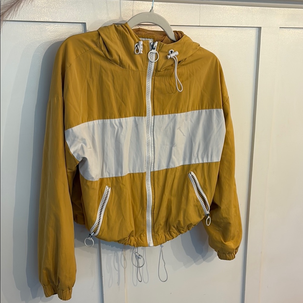 Forever 21 Hooded Windbreaker Jacket M